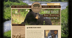 Desktop Screenshot of bear-hunting-maine.com